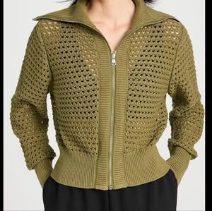 Varley Zip Up Cardigan Sweater